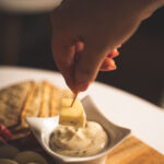 queso en tabla para picar